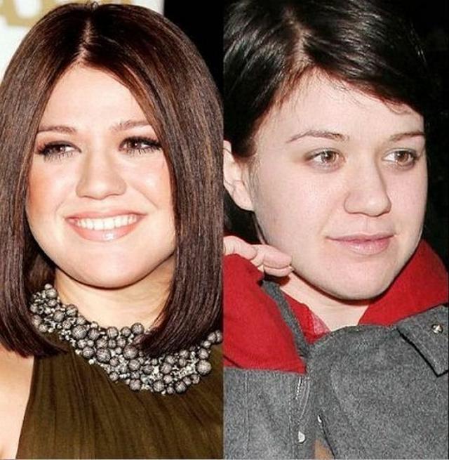 Знаменитостей без грима можно щедро полить спермой после секса 1 фотка