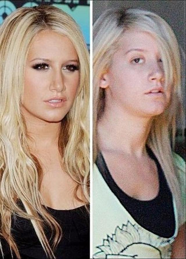 Знаменитостей без грима можно щедро полить спермой после секса 10 фотка