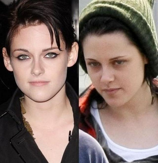 Знаменитостей без грима можно щедро полить спермой после секса 12 фотка